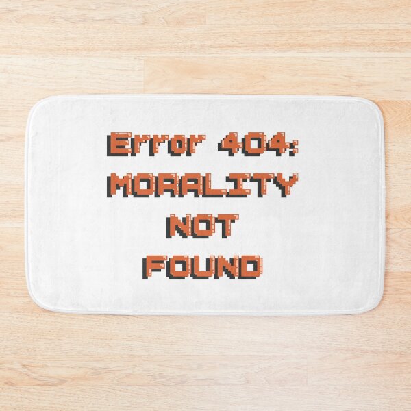 Item preview, Error 404 Morality Not Found Sticker D&D Tabletop RPG Decal designed and sold by alexmaushaus.