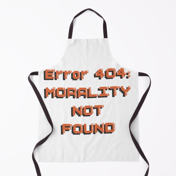 Item preview, Error 404 Morality Not Found Sticker D&D Tabletop RPG Decal designed and sold by alexmaushaus.
