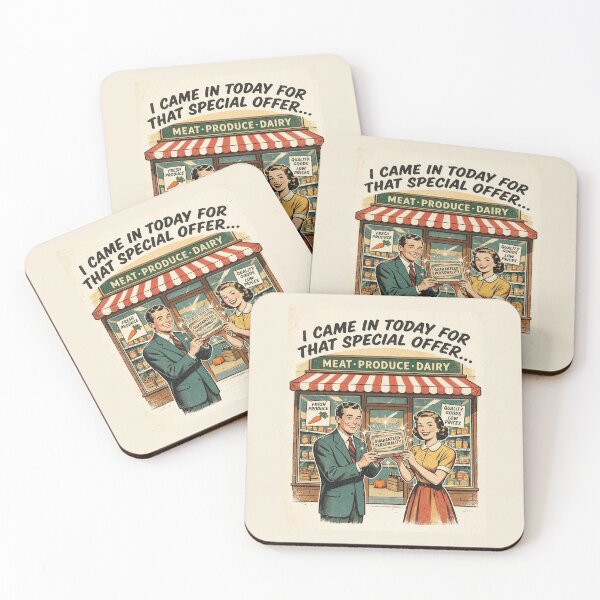 Item preview, That Special Offer Retro 1950s Supermarket Comic Art designed and sold by Go Easy Apparel.