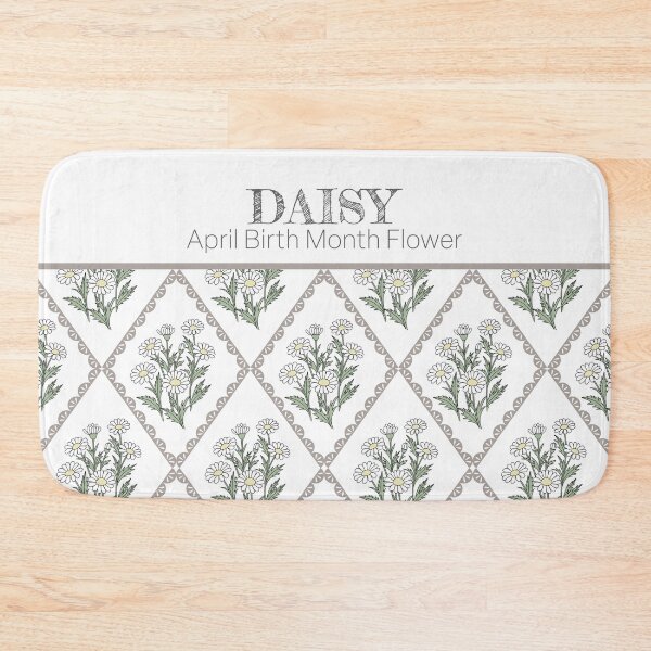Item preview, April Birth Month Flower Daisy Pattern | Vintage Botanical Cottagecore Floral Design designed and sold by storieslanguage.