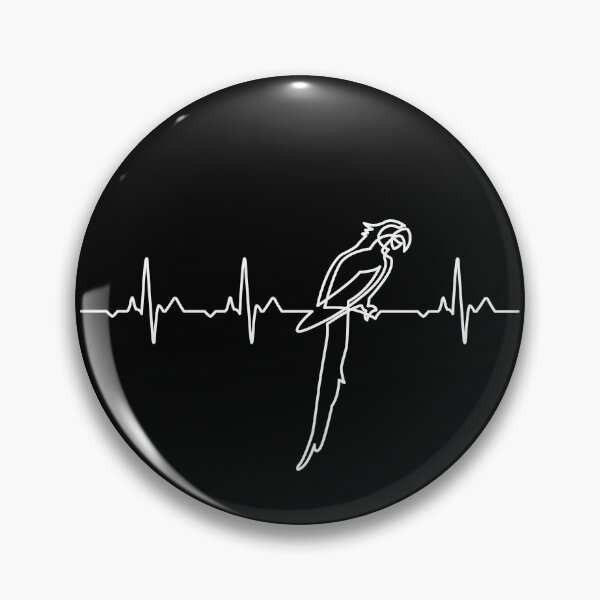 Item preview, Parrot Heartbeat - Parrot Lover Gift designed and sold by clickbongski.