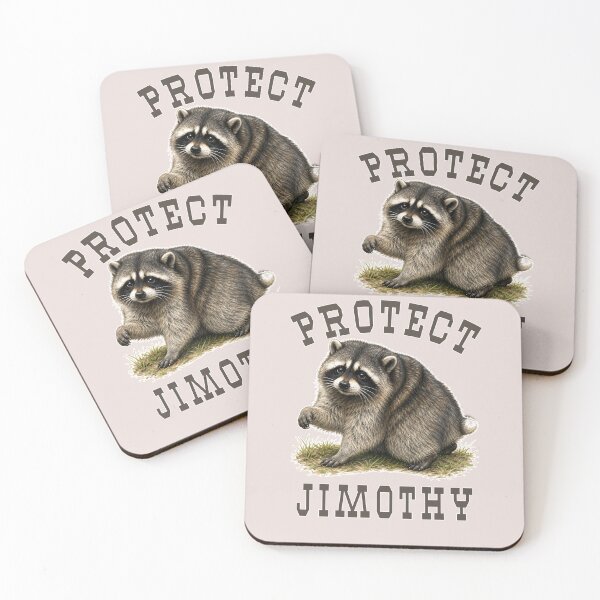 Item preview,  JIMOTHY the Raccoon  PROTECT JIMOTHY designed and sold by Greenbaby.