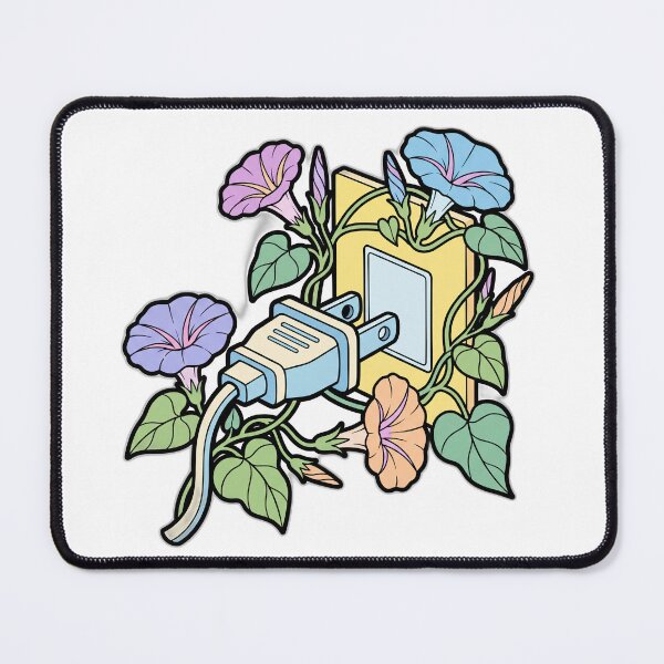 Item preview, Currently Unplugged Retro Floral Digital Detox designed and sold by ryanguas.
