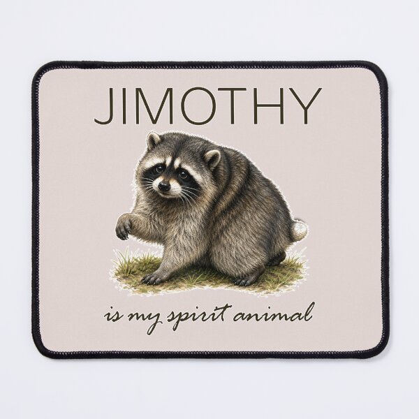 Item preview,  JIMOTHY the Raccoon Is My Spirit Animal designed and sold by Greenbaby.