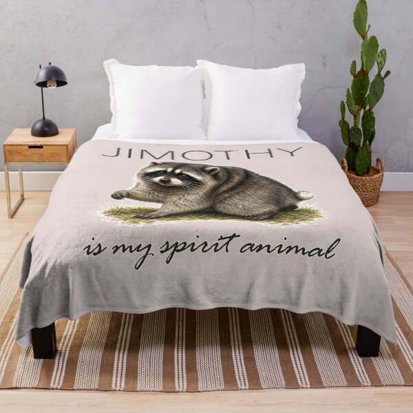 Item preview, JIMOTHY the Raccoon Is My Spirit Animal designed and sold by Greenbaby.