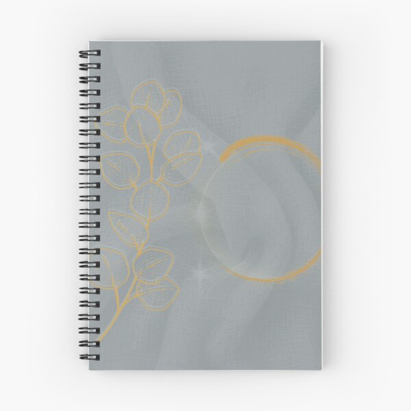 Item preview, Minimalist Eucalyptus and Geometric Arch, Gold Line Art on Textile Background designed and sold by Diseño que alegran tu día.