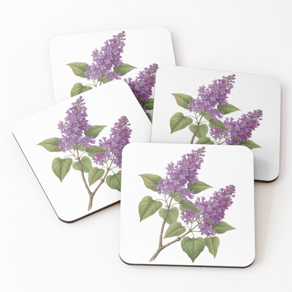 Item preview, Purple Lilac Flower Botanical Vintage Floral Art designed and sold by CF_VintageDesign.