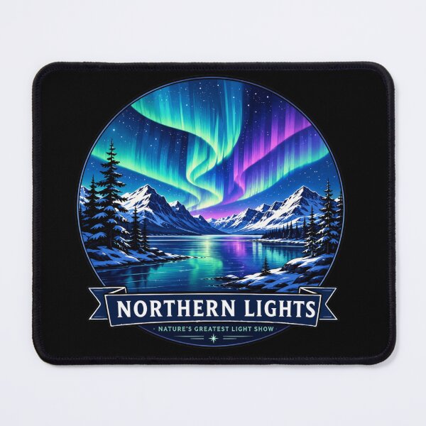 Item preview, Northern Lights Aurora Borealis Image designed and sold by Myra365Art.