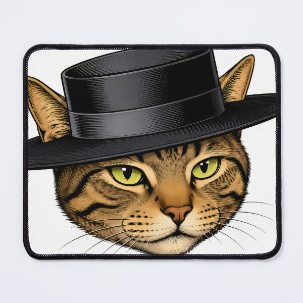 Item preview, Cat with a hat designed and sold by karlosss.