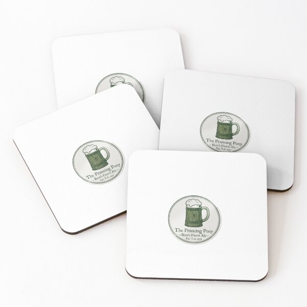 Item preview, The Prancing Pony - Bree's Finest Ale Vintage Badge designed and sold by Trendykunnu.