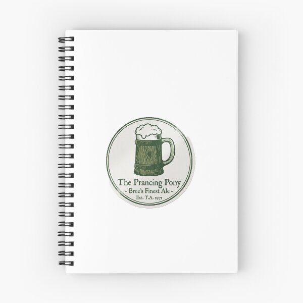 Item preview, The Prancing Pony - Bree's Finest Ale Vintage Badge designed and sold by Trendykunnu.