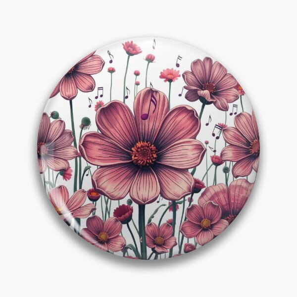 Item preview, A Field Of Flowers With Petals Shaped Like Musical designed and sold by QuirkThreadsCo.