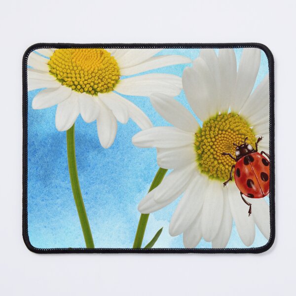 Item preview, Ladybug on Daisies designed and sold by InkandWonder8.