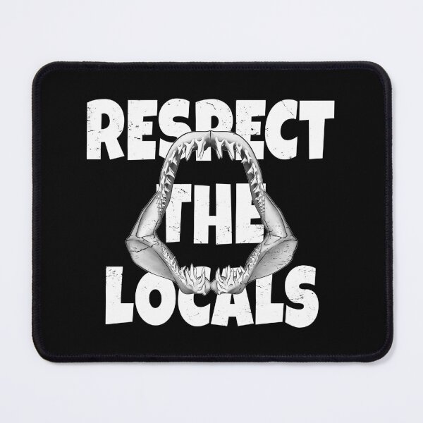 Item preview, Copy of Mako shark jaw Respect the Locals designed and sold by NicGrayGraphic.