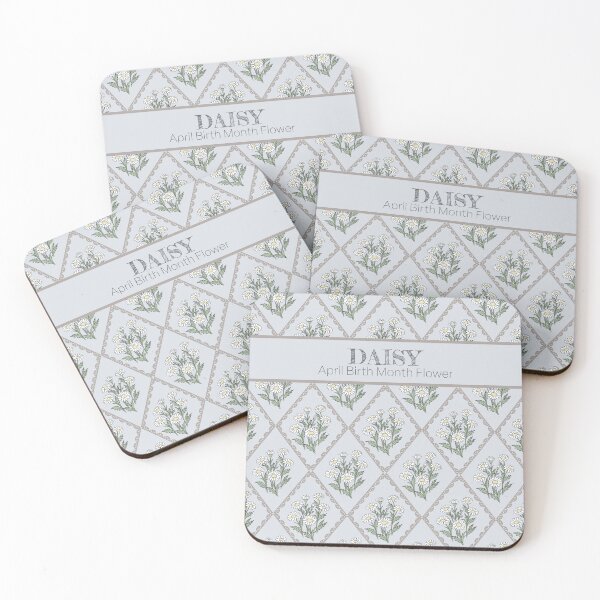 Item preview, Daisy Flower Pattern April Birth Month | Vintage Botanical Cottagecore Floral Design designed and sold by storieslanguage.