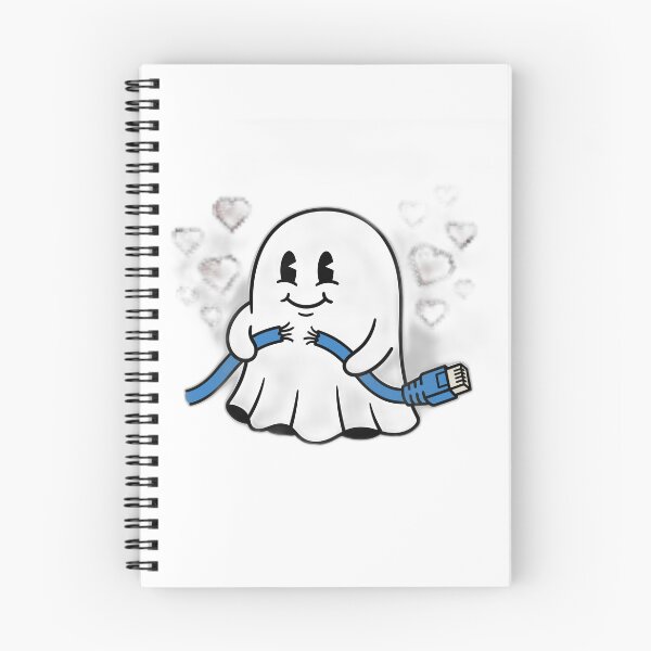 Item preview, Ghosting The Internet Cute Ghost Ethernet Retro designed and sold by ryanguas.