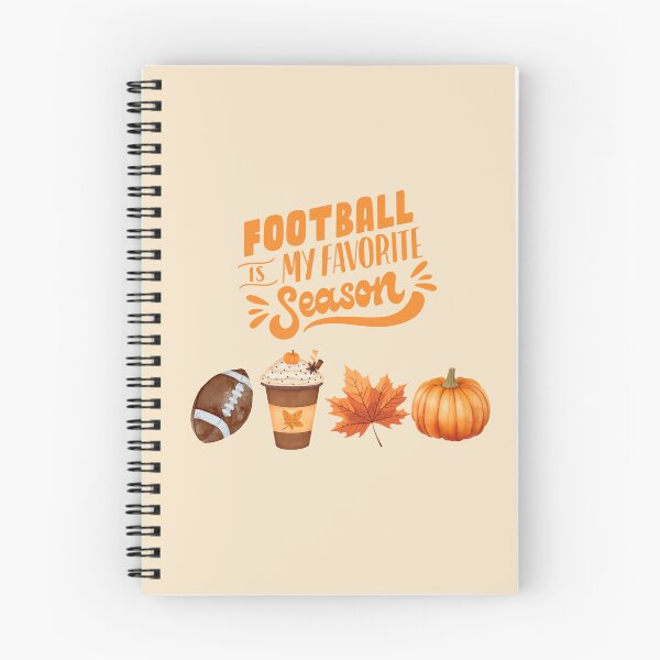 Item preview, Orange Theme FOOTBALL IS MY FAVORITE SEASON Leaves Pumpkin Latte designed and sold by JaymeOctober.