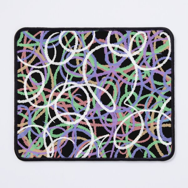 Item preview, Colorful Pastel Abstract Crayon Scribble Doodle designed and sold by ubborn.