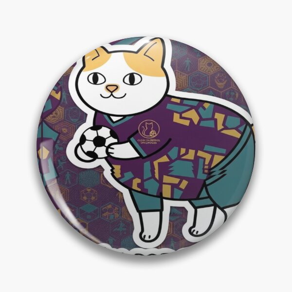 Item preview, Adorable cat with a passion for football designed and sold by Purpleclomb.