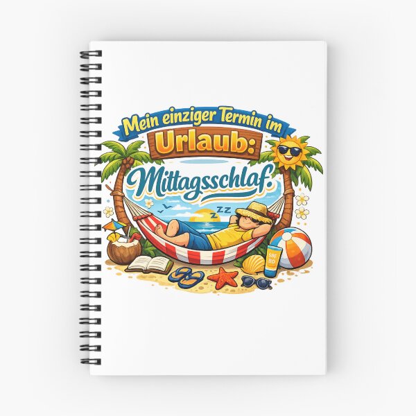 Item preview, The only appointment on vacation: a midday nap! The fun summer design for relaxation experts. designed and sold by CoolContent Factory.