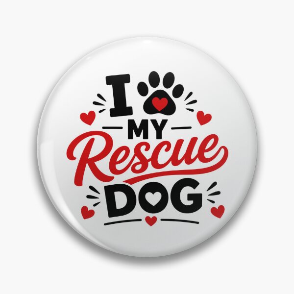Item preview, I Love My Rescue Dog | Rescue Dog Lover Typography Design designed and sold by tmachtan.