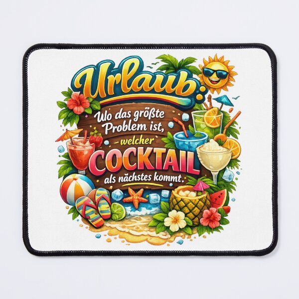 Item preview, Your vacation begins where the only stress is choosing your cocktail! The perfect summer design for connoisseurs. designed and sold by CoolContent Factory.