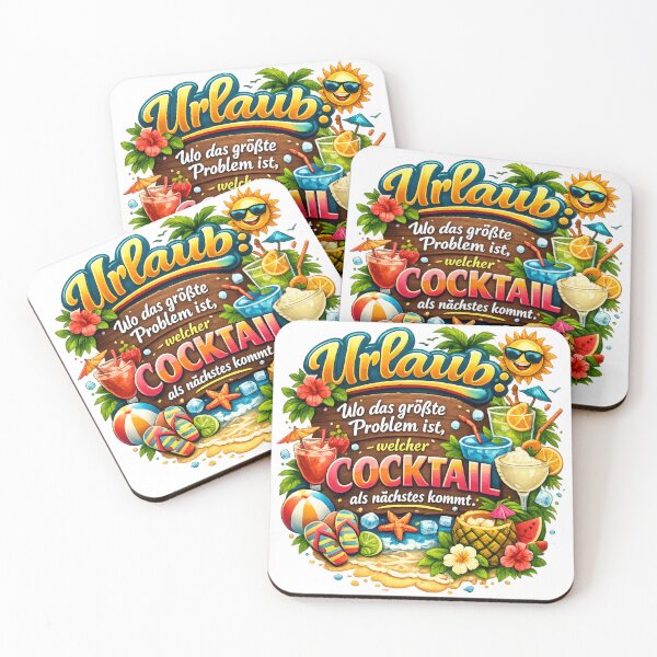 Item preview, Your vacation begins where the only stress is choosing your cocktail! The perfect summer design for connoisseurs. designed and sold by CoolContent Factory.