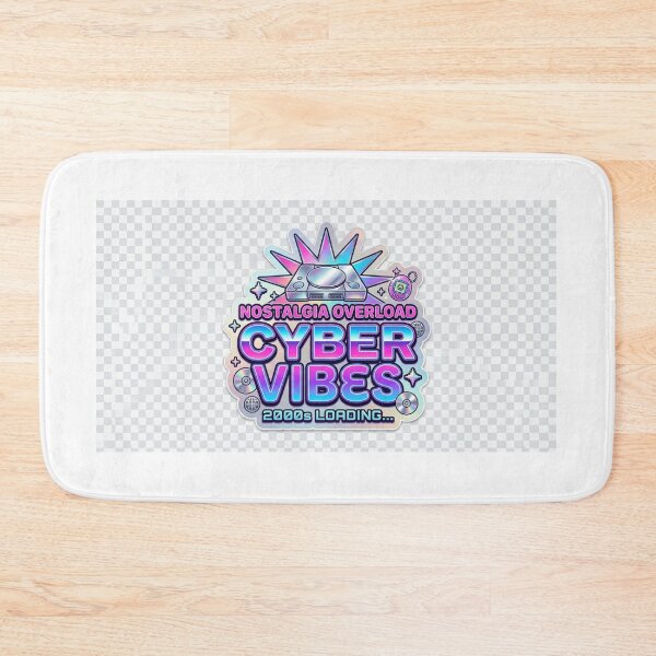 Item preview, Y2K Cyber Vibes Retro Tech Holographic Sticker designed and sold by MR4me.