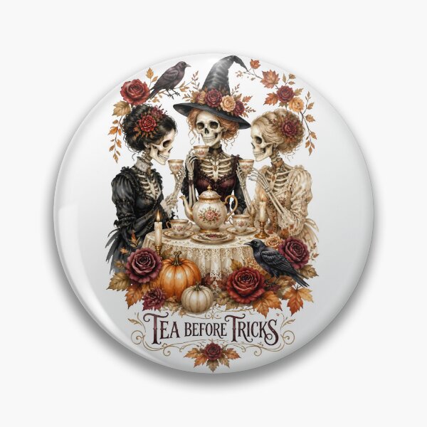 Item preview, Tea Before Tricks Skeleton designed and sold by Sovereign Supply Co..