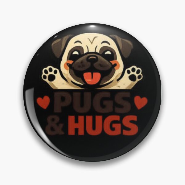 Item preview, Pugs & Hugs Cute Pug Dog Lover Design designed and sold by ser-Ile.