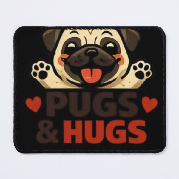 Item preview, Pugs & Hugs Cute Pug Dog Lover Design designed and sold by ser-Ile.