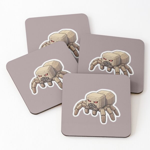 Item preview, Shine Golem Spider sticker - blocky Gamer Art designed and sold by Purpleclomb.