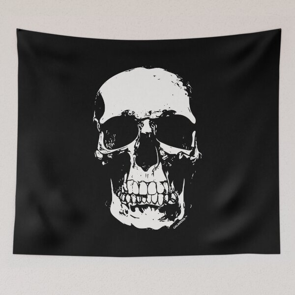 Item preview, Morbid White Skull designed and sold by calaveria.