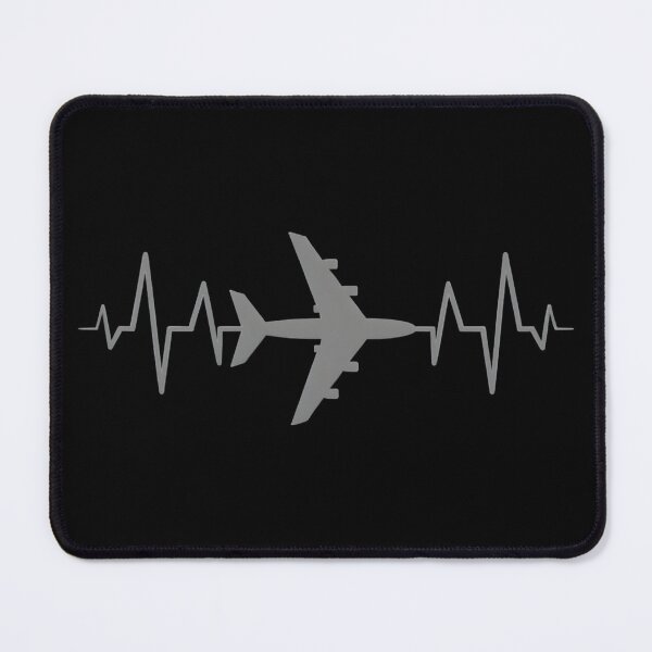 Item preview, Airplane Heartbeat Aviation Lover Graphic designed and sold by SoyLamderma.