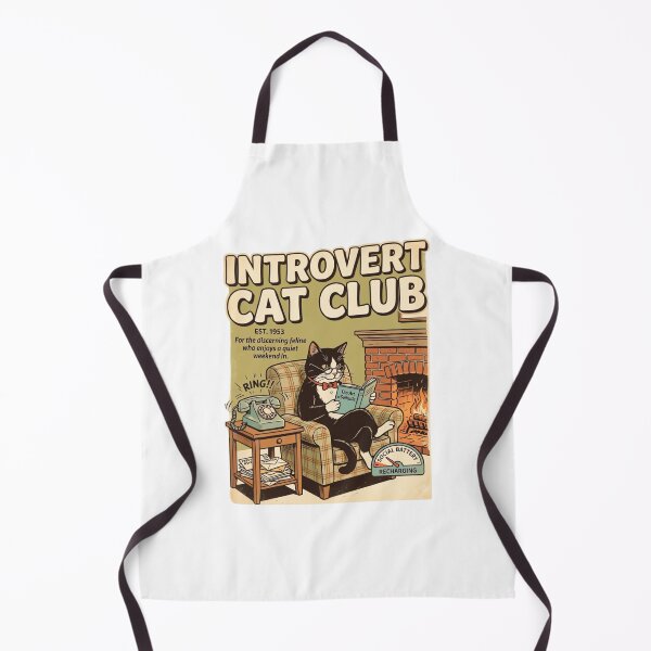 Item preview, Introvert Cat Club designed and sold by urbinet.