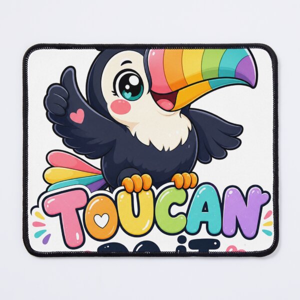 Item preview, Toucan Do It Cute Kawaii Toucan designed and sold by BoosterShop.