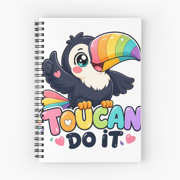 Item preview, Toucan Do It Cute Kawaii Toucan designed and sold by BoosterShop.