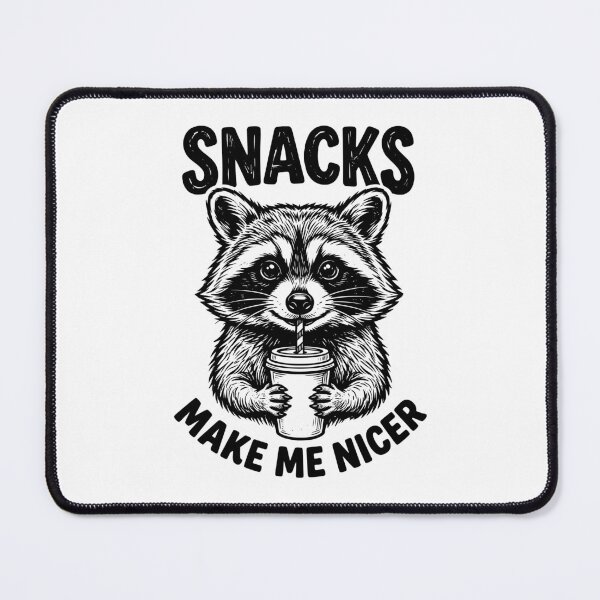 Item preview, Snacks Make Me Nicer designed and sold by dudelinart.
