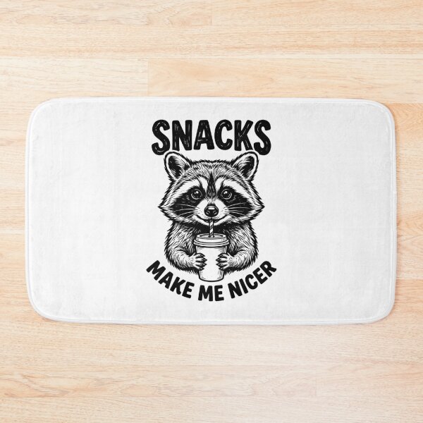 Item preview, Snacks Make Me Nicer designed and sold by dudelinart.