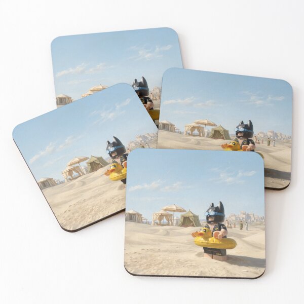 Item preview, Beach Superhero Toy in the Desert designed and sold by Anatolii_Kys.