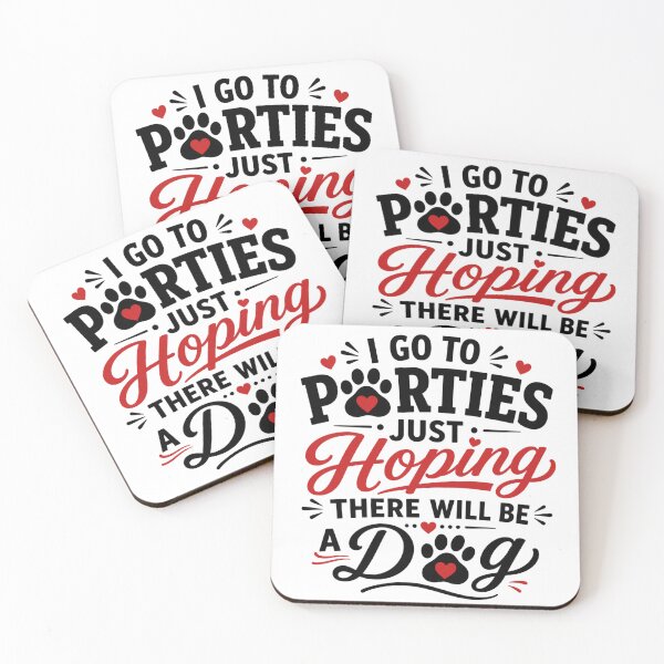 Item preview, I Go to Parties Just Hoping There Will Be a Dog | Funny Dog Lover designed and sold by tmachtan.