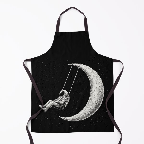 Item preview, Astronaut Moon Swing Stars Outer Space Men Galaxy Astronomy designed and sold by CF_VintageDesign.
