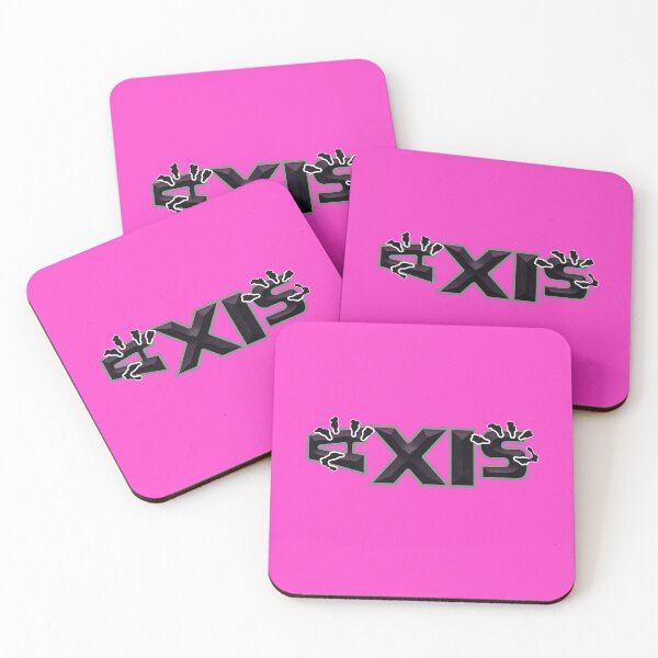 Item preview, Neon Pink Axis Wet Black Silver designed and sold by ChristinasMess.