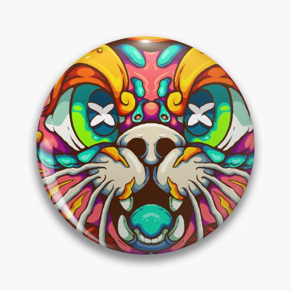 Item preview, Neon Streetwear Beast - Colorful Doodle Monster designed and sold by koyung500Store.