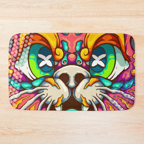 Item preview, Neon Streetwear Beast - Colorful Doodle Monster designed and sold by koyung500Store.