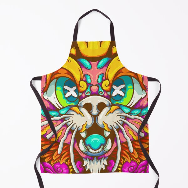 Item preview, Neon Streetwear Beast - Colorful Doodle Monster designed and sold by koyung500Store.