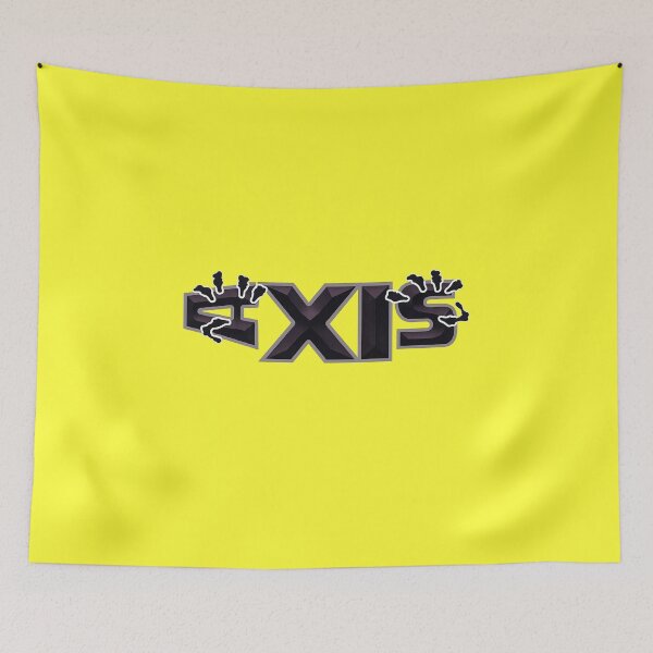 Item preview, Neon Yellow Axis Wet Black Silver designed and sold by ChristinasMess.