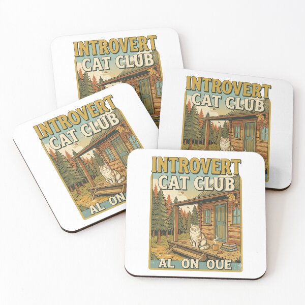 Item preview, Vintage Cozy Cabin Cat Travel Poster designed and sold by urbinet.
