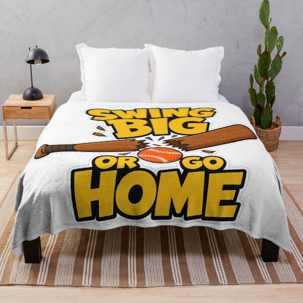 Item preview, Baseball Swing Big or Go Home Baseball Bat Cracked Funny Sports Gift designed and sold by Uglyandcute.
