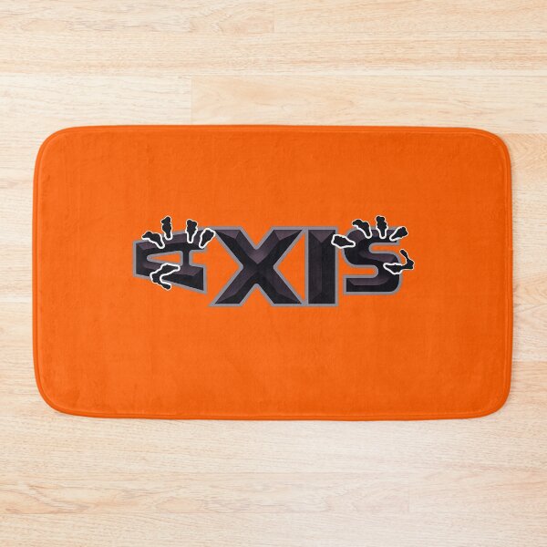 Item preview, Neon Orange Axis Wet Black Silver designed and sold by ChristinasMess.
